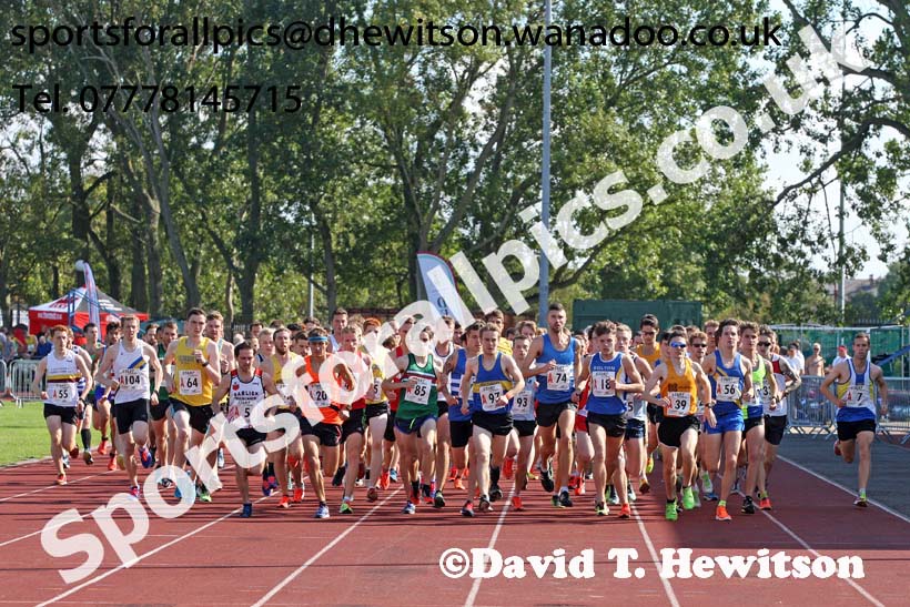 Senior men, Northern Road Relays, Blackpool. Photo: David T. Hewitson/Sports for All Pics